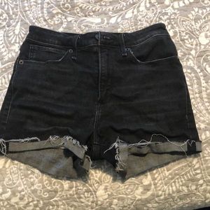 abercrombie & fitch simone high rise shorts
